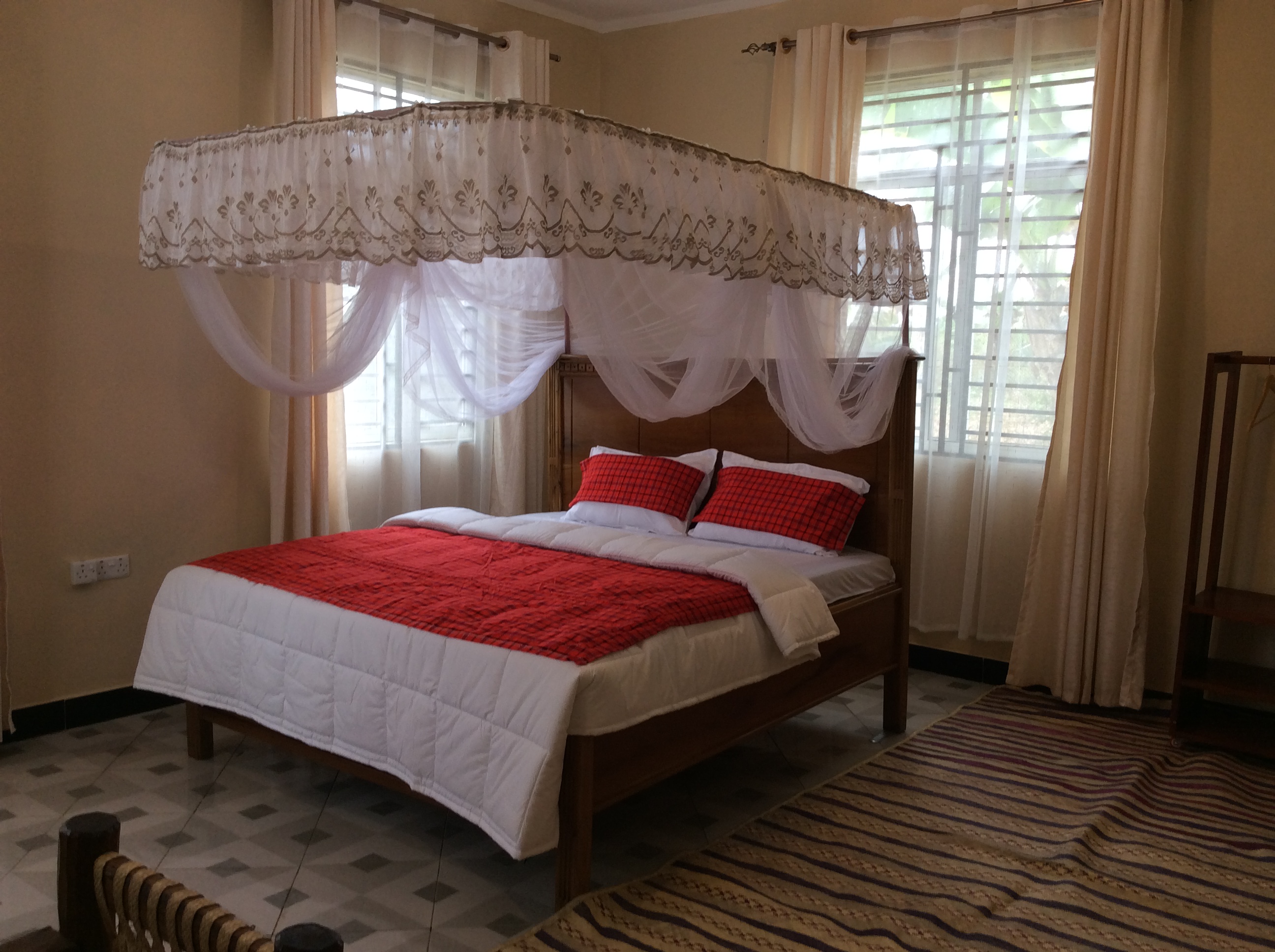 Luxurious main house rooms at Saadani Pangani